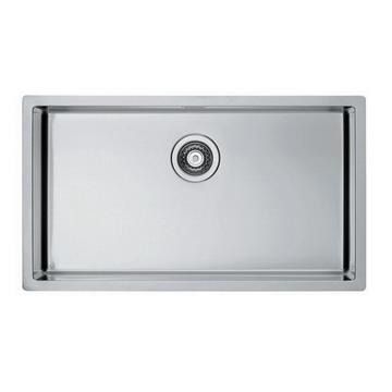 Alveus, Quadrix 60, Stainless Steel, Single bowl, Undermount, 740x440x200mm, c/w waste, SGL trap &amp; m