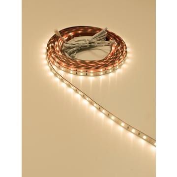 Kit Inc. 5M warm LED strip, 60 lights per metre, 50mm cut points, 2 x 2M soldered cable at both ends