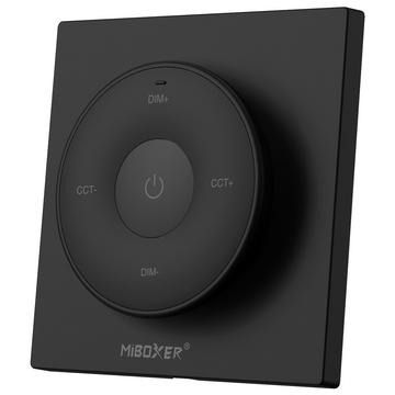 Wall mounted wireless switch, single zone, Black Wall mounted wireless switch, single zone, Black