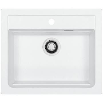 Alveus, Atrox 30, Glacier, Single bowl, Inset,Undermount, 590x500x195mm , c/w SGL quick close waste