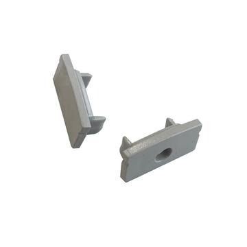 2 x end caps for surface mounted profiles