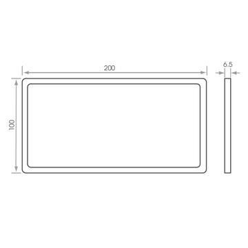 Rectangular 3.5W single warm under cabinet light (200mm x 100mm)