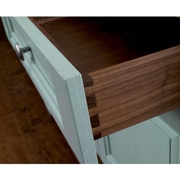 In-frame Dovetail drawer with spacers, 270mm deep, 500mm wide, 90mm high, walnut