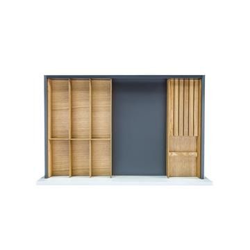 Kessebohmer Konfigure Modular Drawer Insert Set for 800mm Shallow Height Drawers (set 2)