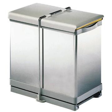 Gollinucci, Waste Bin, Fixes to cabinet base, Stainless Steel, 1 x 14L compartment(s), for 400mm cab Gollinucci, Waste Bin, Fixes to cabinet base, Stainless Steel, 1 x 14L compartment(s), for 400mm cab