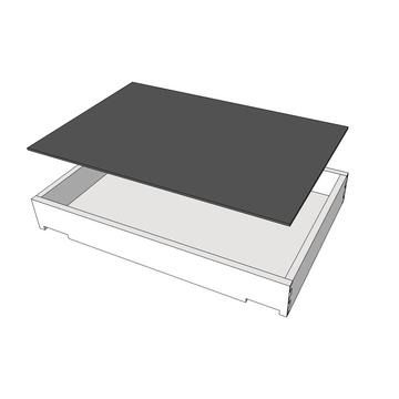 1000mm layon or in-frame drawers (cut to size), charcoal 1000mm layon or in-frame drawers (cut to size), charcoal