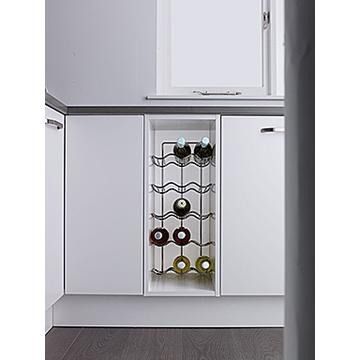Kessebohmer 300mm Chrome Wine Rack (5 tiers)