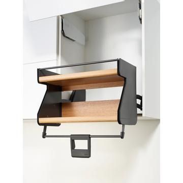 Kessebohmer iMove, 600mm, Anthracite/Oak, Double Shelf