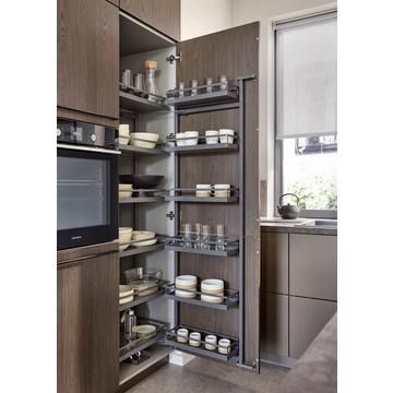 Kessebohmer Tandem Larder III; Full Height, Anthracite Arena Style, 600mm Kessebohmer Tandem Larder III; Full Height, Anthracite Arena Style, 600mm