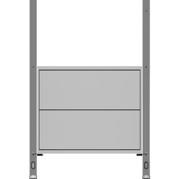 Kessebohmer YouK Cabinet Bracket Attachment (pair); attaches a single cabinet to 2 YouK frames