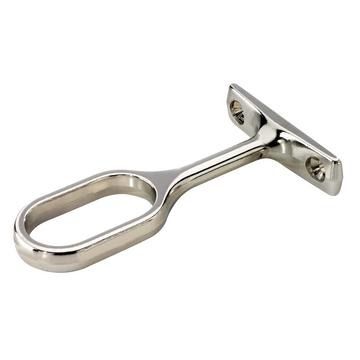 Tube bearing, centre support, die-cast, chrome