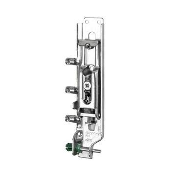Concealed cabinet hanger, dowel fix, with anti-drop, right hand