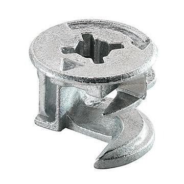 Cam-grip connecting fitting, 15mm diameter, raw mazac Cam-grip connecting fitting, 15mm diameter, raw mazac