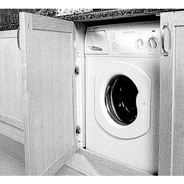 Easy-fit hinge system, steel, white