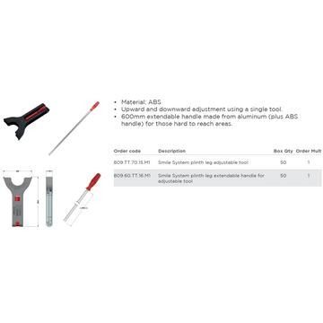 Smile System Plinth Leg Adjustable Tool