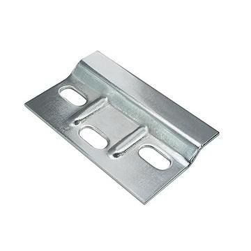 Cabinet hanging plate, 63mm long, bright zinc plated