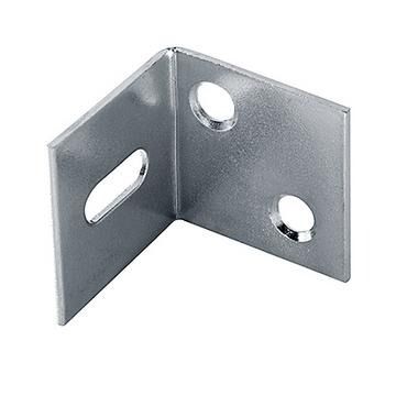 Corner bracket, 25x25 x25mm, bright zinc plated
