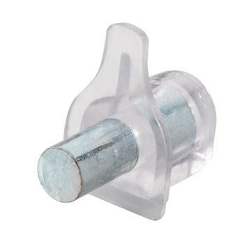 Safety shelf support, plastic, translucent Safety shelf support, plastic, translucent