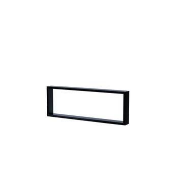 Black mounted frame, 430x150mm, un-assembled, single packed