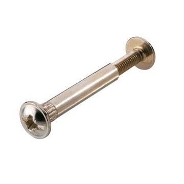 Carcase connector screw, for 5mm diameter hole, nickel plated