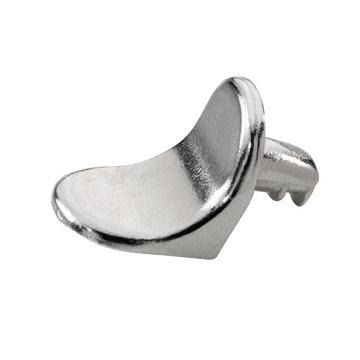 Shelf stud, die-cast, nickel plated