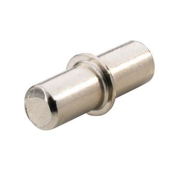 Shelf stud, barrel type, 5mm, nickel effect Shelf stud, barrel type, 5mm, nickel effect