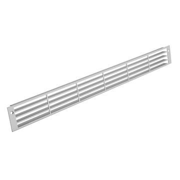 Appliance ventilation grill for recess mounting 570x57mm, aluminium