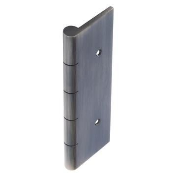 False butt hinge for door sets, 75mm, pewter finish, including fixings, pair