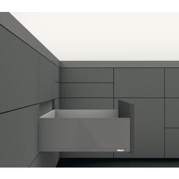 LEGRABOX TIP-ON BLUMOTIONOrion Grey C height (177mm) lay on drawer, 500mm NL with 40kg dynamic lo