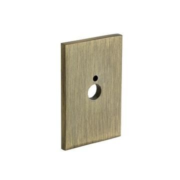 Knurled Rectangular Backplate