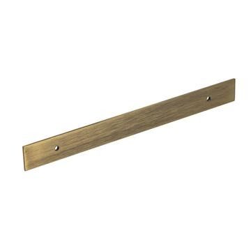Knurled Rectangular Backplate, 192mm hole centre