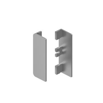End caps for mid drawer profiles pair, 1 left &amp; 1 right hand