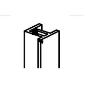 Straight plinth joint