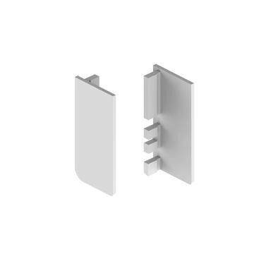 End caps for aluminum top profiles pair, 1 left &amp; 1 right hand