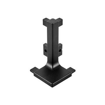Aluminium top profile external corner joint 90 degree, 57.2x27.6x27.6mm