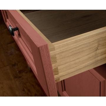 In-frame dovetail drawer with spacers 450mm deep, 800mm wide, 90mm high