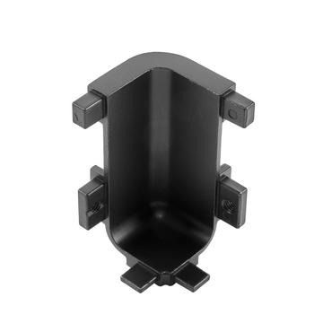 Aluminium top profile internal corner joint 90 degree, 57.6x28.5x28.5mm