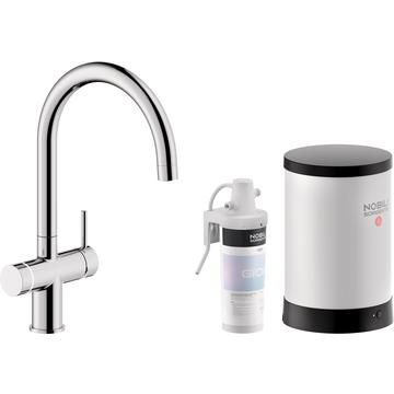 Nobili, Live, Multifunctional, J Spout, Polished Chrome, Tap, 4 litres (E model)