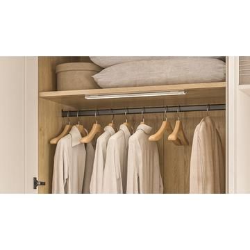 Hanging rail c/w supports, 352mm length, anthracite