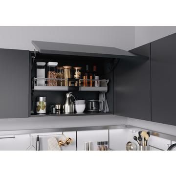 Kessebohmer iMove, 900mm, Silver/Grey, Single Shelf