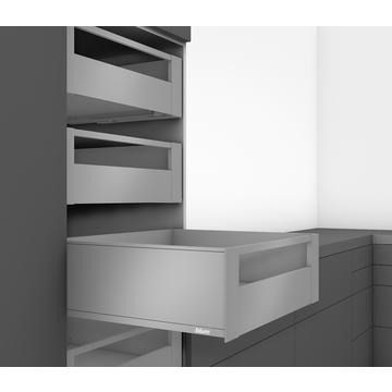 Internal pre-assembled LEGRABOX, 450mm depth, 1000mm width, C height, MFC back