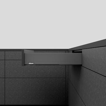 Pre-assembled LEGRABOX TOB, 450mm depth, 400mm width, M height, MFC back