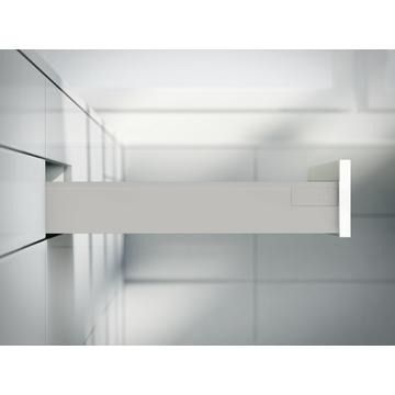 TANDEMBOX antaro grey M Height (83.6mm) lay-on drawer, 500mm NL with 65KG dynamic load, BLUMOTION