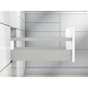 TANDEMBOX antaro grey B height (135mm )lay on High fronted pull out, 450mm NL with 30kg dynamic l