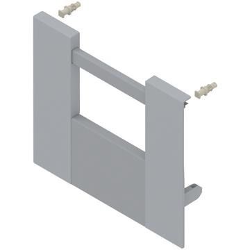 TANDEMBOX antaro front piece for inner pull-out, height D with gallery, CW=300 mm, pre-mounted