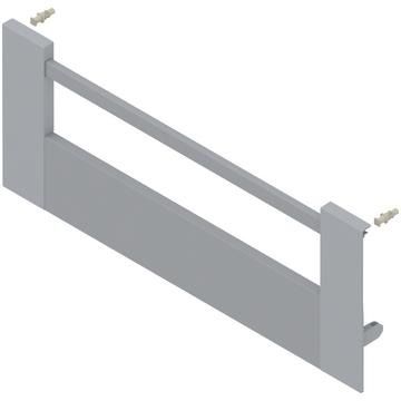 TANDEMBOX antaro front piece for inner pull-out, height D with gallery, CW=600 mm, pre-mounted
