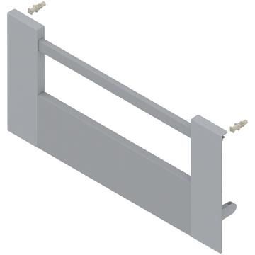 TANDEMBOX antaro front piece for inner pull-out, height D with gallery, CW=500 mm, pre-mounted