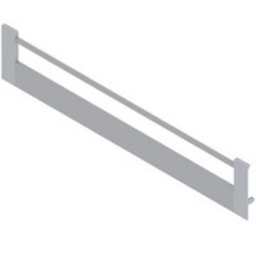 TANDEMBOX antaro front piece for inner pull-out, height D with gallery, CW=1200 mm, pre-mounted
