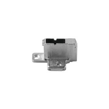 CLIP cruciform mounting plate, 2 part construction 18mm spacing for fixing with c/sunk system screws