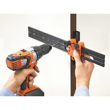 Universal individual template for mounting plates, runners &amp; AVENTOS
